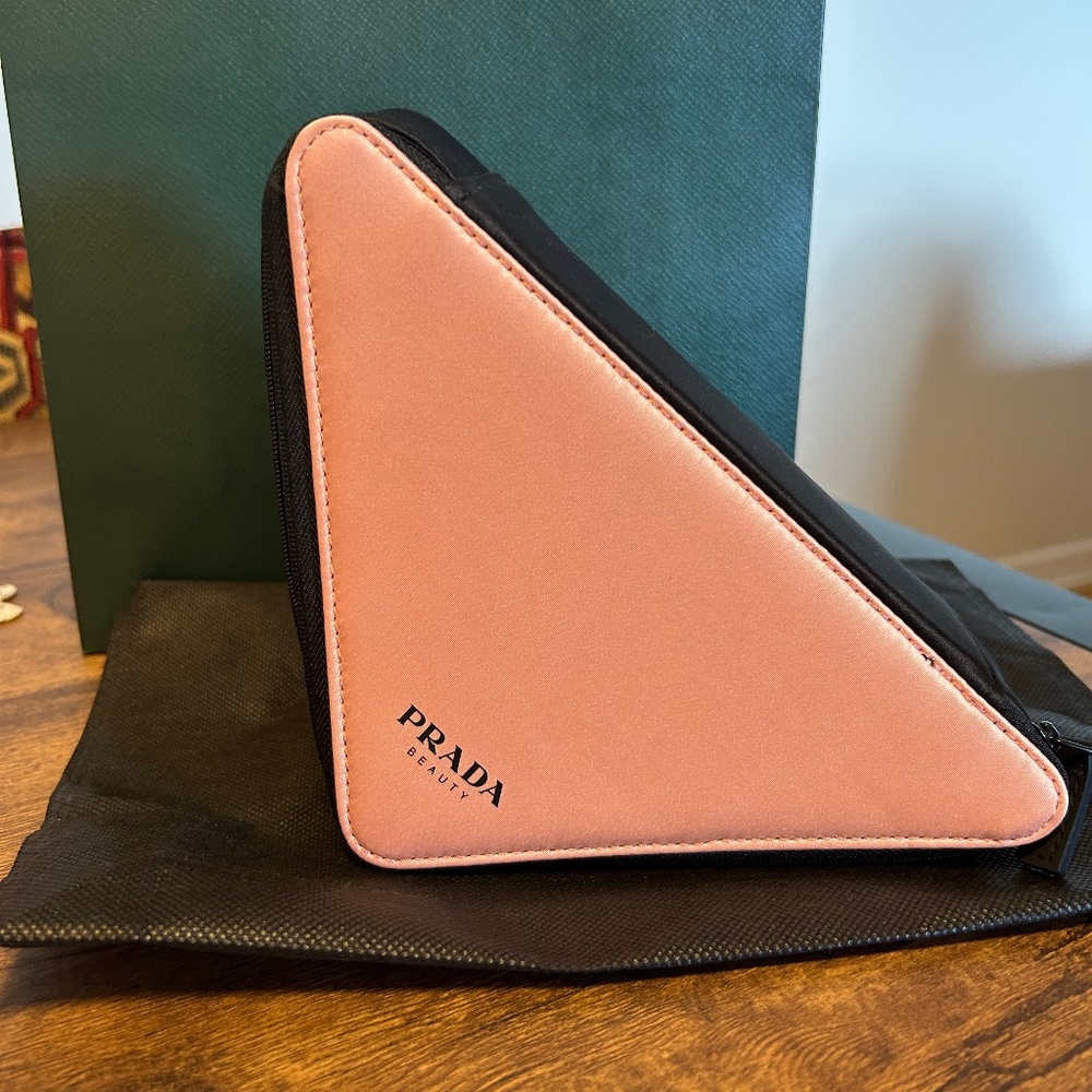 Prada makeup bag